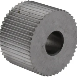 Standard Knurl Wheel: 3/4" Dia, 90 ° Tooth Angle, 20 TPI, Straight, High Speed Steel