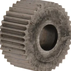Standard Knurl Wheel: 3/4" Dia, 90 ° Tooth Angle, 16 TPI, Straight, High Speed Steel