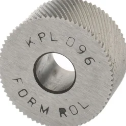 Standard Knurl Wheel: 3/4" Dia, 80 ° Tooth Angle, Diagonal, High Speed Steel