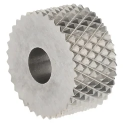 Standard Knurl Wheel: 3/4" Dia, 90 ° Tooth Angle, 16 TPI, Diamond, High Speed Steel