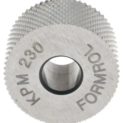 Standard Knurl Wheel: 3/4" Dia, 90 ° Tooth Angle, 30 TPI, Diamond, High Speed Steel
