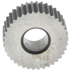 Standard Knurl Wheel: 1/2" Dia, 90 ° Tooth Angle, 25 TPI, Straight, High Speed Steel