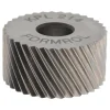 Standard Knurl Wheel: 3/4" Dia, 90 ° Tooth Angle, 14 TPI, Diagonal, High Speed Steel