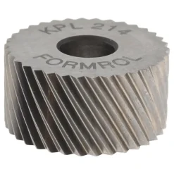 Standard Knurl Wheel: 3/4" Dia, 90 ° Tooth Angle, 14 TPI, Diagonal, High Speed Steel