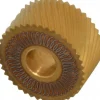 Standard Knurl Wheel: 3/4" Dia, 90 ° Tooth Angle, 20 TPI, Diagonal, High Speed Steel