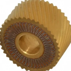 Standard Knurl Wheel: 3/4" Dia, 90 ° Tooth Angle, 20 TPI, Diagonal, High Speed Steel