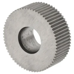 Standard Knurl Wheel: 1/2" Dia, 80 ° Tooth Angle, Straight, Cobalt