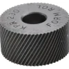 Standard Knurl Wheel: 3/4" Dia, 90 ° Tooth Angle, 30 TPI, Diagonal, High Speed Steel