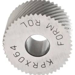 Standard Knurl Wheel: 3/4" Dia, 80 ° Tooth Angle, Diagonal, Cobalt