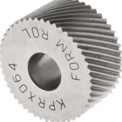 Standard Knurl Wheel: 3/4" Dia, 80 ° Tooth Angle, Diagonal, Cobalt