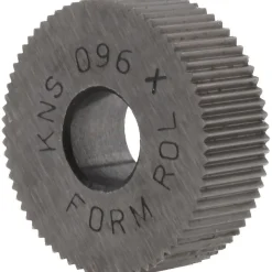 Standard Knurl Wheel: 3/4" Dia, 80 ° Tooth Angle, Straight, Cobalt