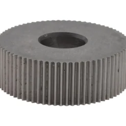 Standard Knurl Wheel: 3/4" Dia, 80 ° Tooth Angle, Straight, Cobalt