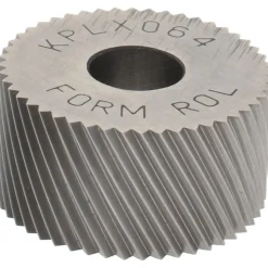 Standard Knurl Wheel: 3/4" Dia, 80 ° Tooth Angle, Diagonal, Cobalt