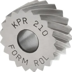 Standard Knurl Wheel: 3/4" Dia, 90 ° Tooth Angle, 10 TPI, Diagonal, High Speed Steel