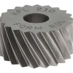 Standard Knurl Wheel: 3/4" Dia, 90 ° Tooth Angle, 10 TPI, Diagonal, High Speed Steel