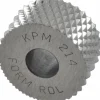 Standard Knurl Wheel: 3/4" Dia, 90 ° Tooth Angle, 14 TPI, Diamond, High Speed Steel