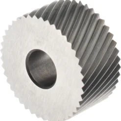 Standard Knurl Wheel: 3/4" Dia, 90 ° Tooth Angle, 20 TPI, Diagonal, High Speed Steel
