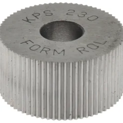 Standard Knurl Wheel: 3/4" Dia, 90 ° Tooth Angle, 30 TPI, Straight, High Speed Steel