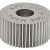 Standard Knurl Wheel: 3/4" Dia, 90 ° Tooth Angle, 20 TPI, Straight, Cobalt