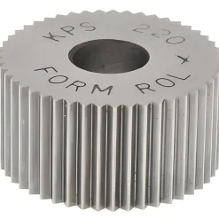 Standard Knurl Wheel: 3/4" Dia, 90 ° Tooth Angle, 20 TPI, Straight, Cobalt