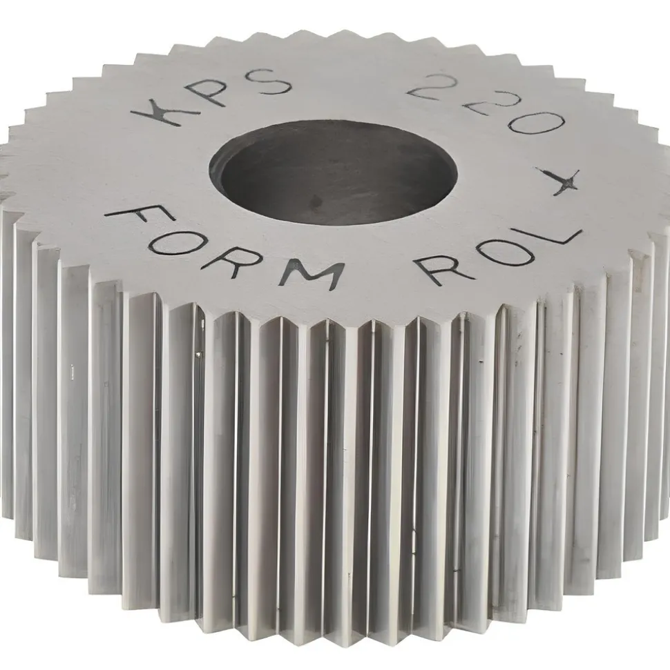Standard Knurl Wheel: 3/4" Dia, 90 ° Tooth Angle, 20 TPI, Straight, Cobalt