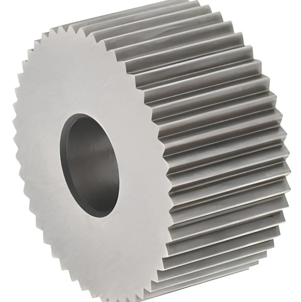 Standard Knurl Wheel: 3/4" Dia, 90 ° Tooth Angle, 20 TPI, Straight, Cobalt