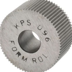 Standard Knurl Wheel: 3/4" Dia, 80 ° Tooth Angle, Straight, High Speed Steel
