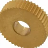 Standard Knurl Wheel: 3/4" Dia, 90 ° Tooth Angle, 20 TPI, Straight, Cobalt