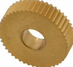 Standard Knurl Wheel: 3/4" Dia, 90 ° Tooth Angle, 20 TPI, Straight, Cobalt