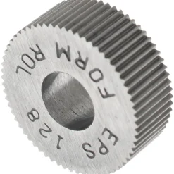 Standard Knurl Wheel: 1/2" Dia, 80 ° Tooth Angle, Straight, High Speed Steel