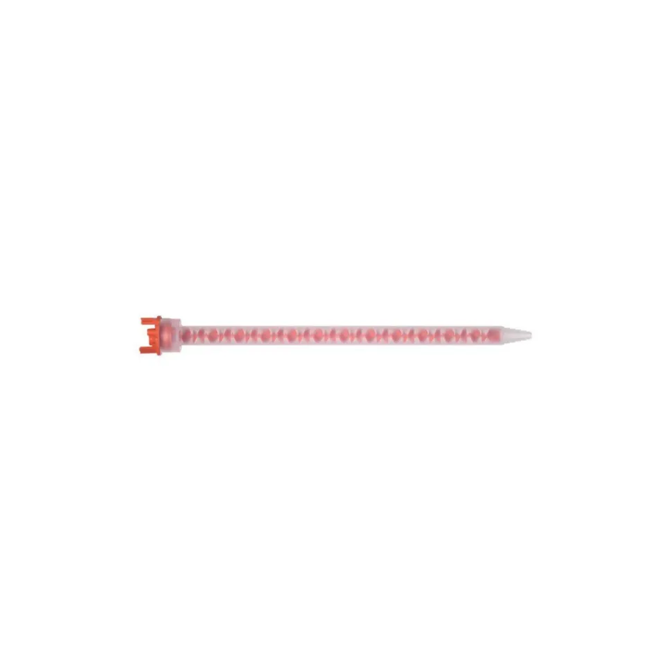 Static Mix Nozzles for 200/400 F-Style Dual Cartridges, 8.0 mm ID, Helical, Stepped, 10:1, 24 Elements, 10/pack