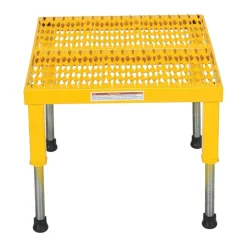 Steel Adjustable Work-Mate Stand: 23-1/2 In. x 19-9/16 In. x 10-1/2 In. 500 Lb. Capacity Yellow