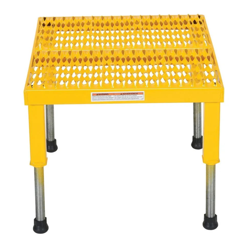 Steel Adjustable Work-Mate Stand: 23-1/2 In. x 19-9/16 In. x 10-1/2 In. 500 Lb. Capacity Yellow