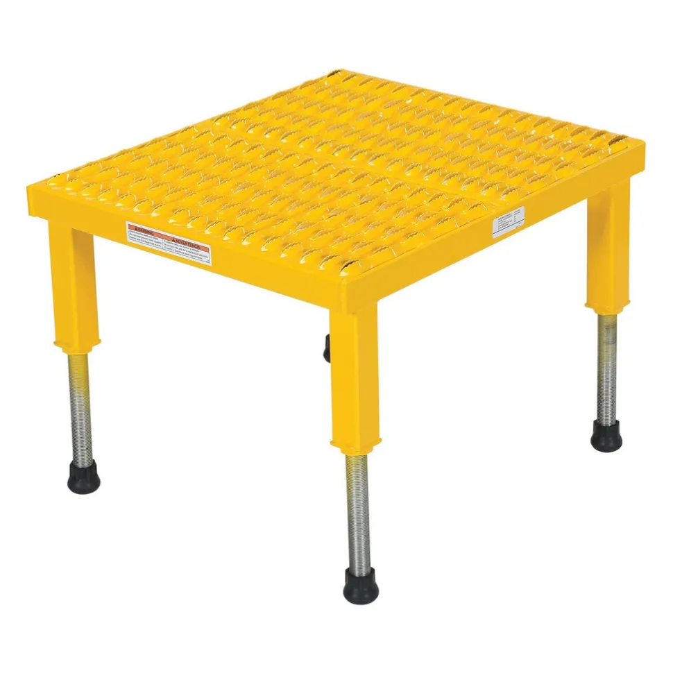 Steel Adjustable Work-Mate Stand: 23-1/2 In. x 19-9/16 In. x 10-1/2 In. 500 Lb. Capacity Yellow