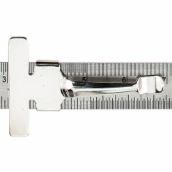 Steel Rule: 6" OAL, English & Metric Graduation, Flexible, 1/2" OAW