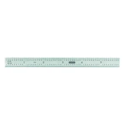 Steel Rule: 6" OAL, 5R Graduation, Flexible, 15/32" OAW