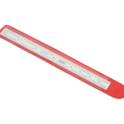 Steel Rule: 6" OAL, 5R Graduation, Flexible, 1/2" OAW