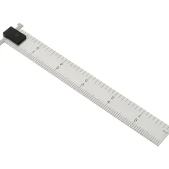 Steel Rule: 6" OAL, 4R Graduation, 3/4" OAW