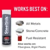 SteelStik Steel Enforced Epoxy Putty, Dark Gray, 2 oz