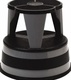 Step Stand Stool: 16" OAW, Steel