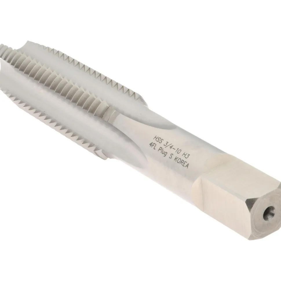 Straight Flute Tap: 3/4-10 UNC
