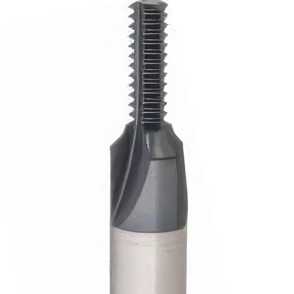 Straight Flute Thread Mill: #10 to 32, Internal, 3 Flutes, 1/4" Shank Dia, Solid Carbide