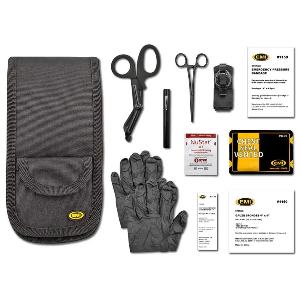 Tactical Gunshot Kit: 15 Components