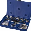 Tap & Die Set: 1/8-28 to 1/8-28 Taps, 1/8-28 to 1/8-28 Dies, BSP, Metric Coarse & Metric Fine