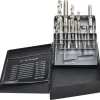 Tap & Drill Set: M3 x 0.5 to M12 x 1.75 Taps, 2.5 to 10.25 mm Drills