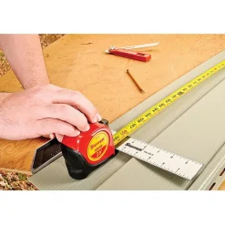 Tape Measure: 25' Long, 1" Width, Yellow Blade