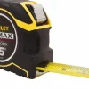 Tape Measure: 25' Long, 1-1/4" Width, Yellow Blade