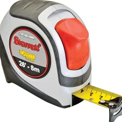 Tape Measure: 26' Long, 1-1/16" Width, Yellow Blade