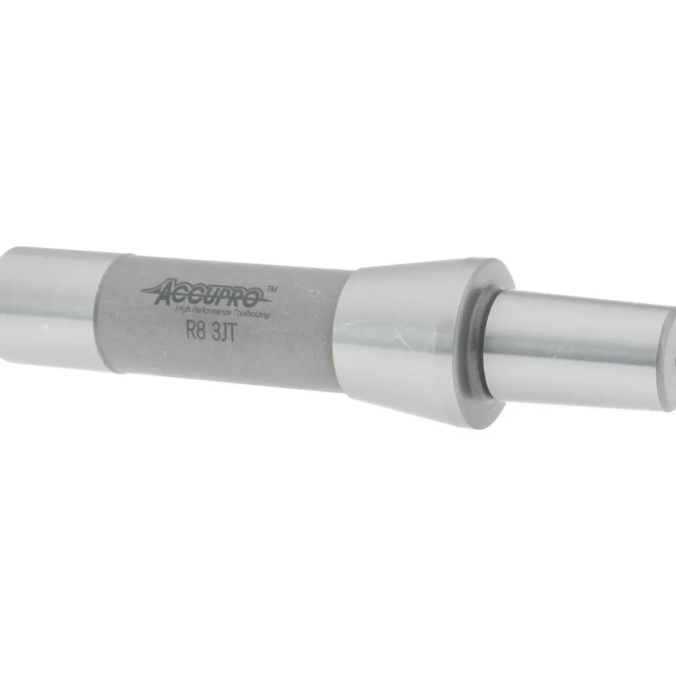 Taper Drill Chuck Arbor: JT3 Mount Taper, R8 Shank Taper
