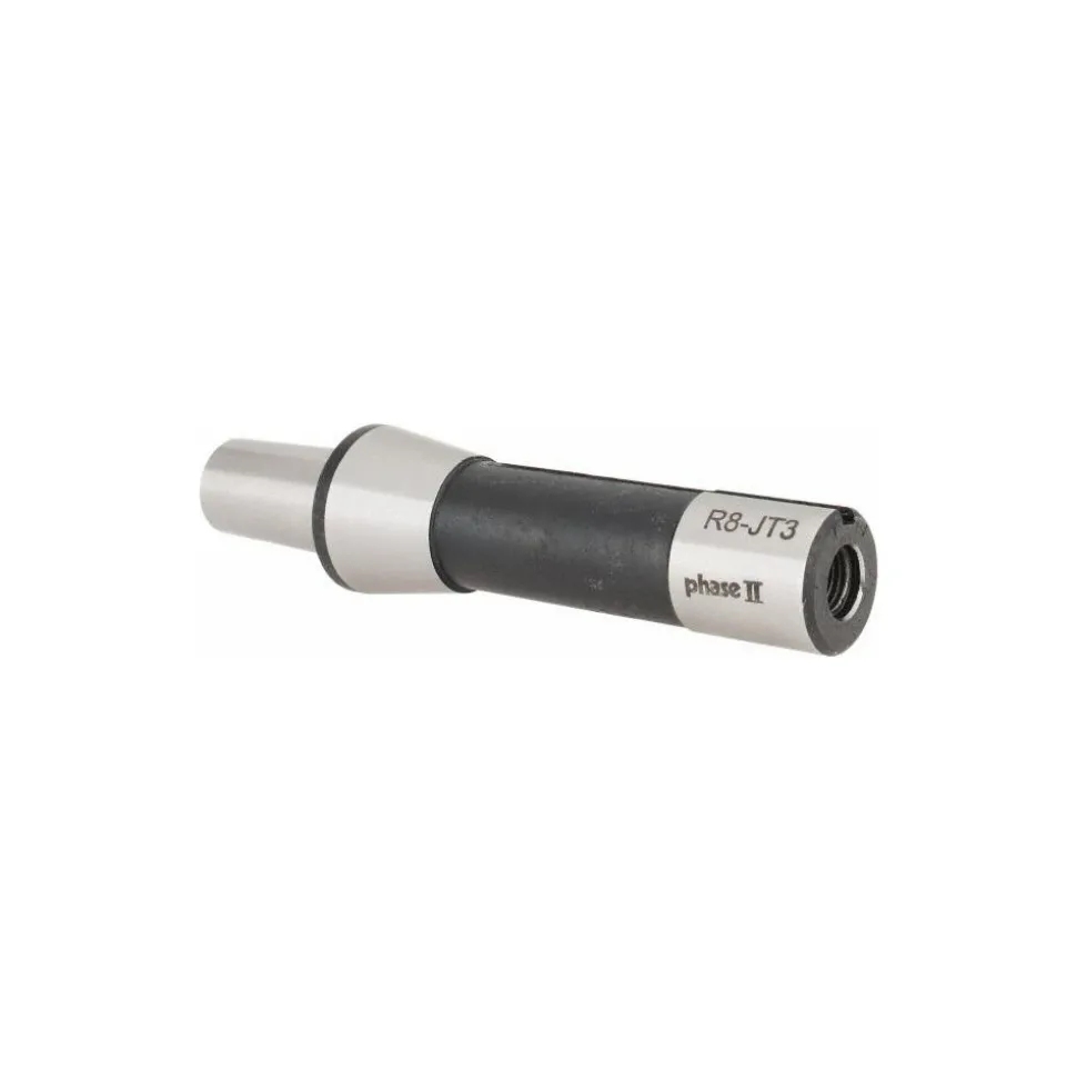 Taper Drill Chuck Arbor: JT3 Mount Taper, R8 Shank Taper